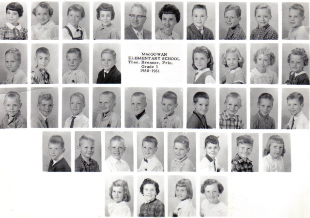 Miss Willets 3rd Grade - MacGowan Elementary  1960-61 