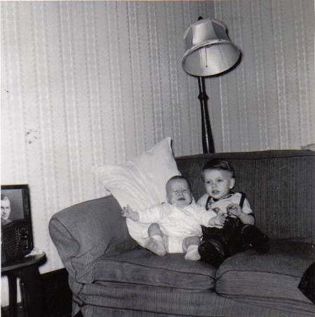 My brother Al(Skip) and me - May 1952  
 
